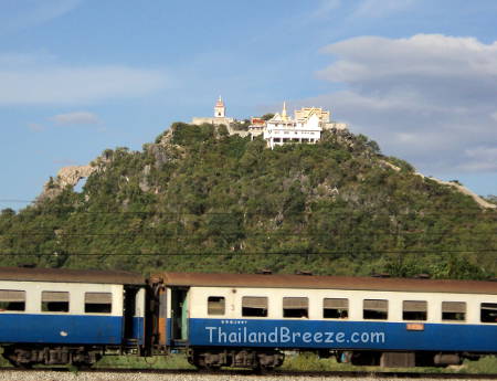 The Mirror Mountain in Prachuap, Thailand.