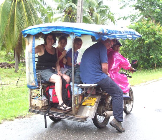 The saleng is a popular form of transportation in rural Thailand