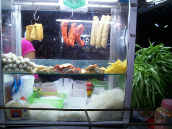 Thailand offers many kinds of noodles and meat balls