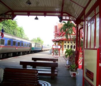 Hua Hin train station in Thailand.